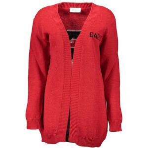 Gaelle Paris Red Acrylic Women Women's Cardigan